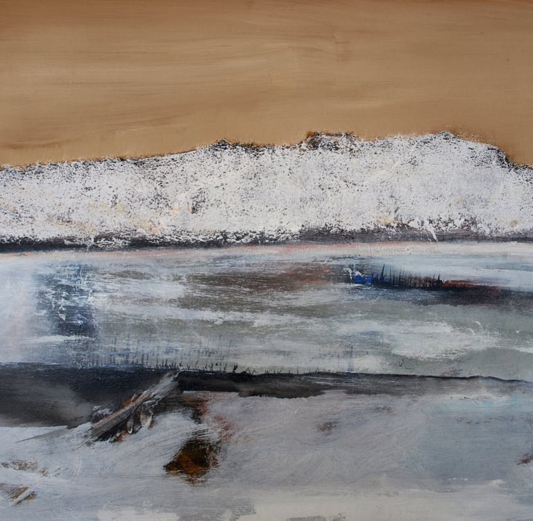 Jaï - Acrylique sur toile "Indien" 80x60cm - VENDU - Collection "Les grands Espaces " 2025