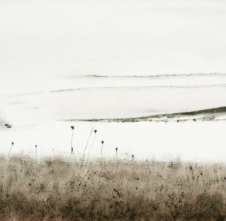 Artiste Jaï - Acrylique sur Toile - Collection "Les grands espaces" numero 1 - 73x60cm Vendu