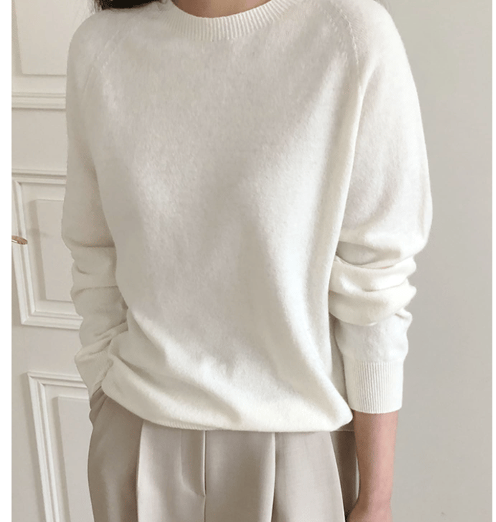 Shein sweater styled for classic vanilla girl fall look.