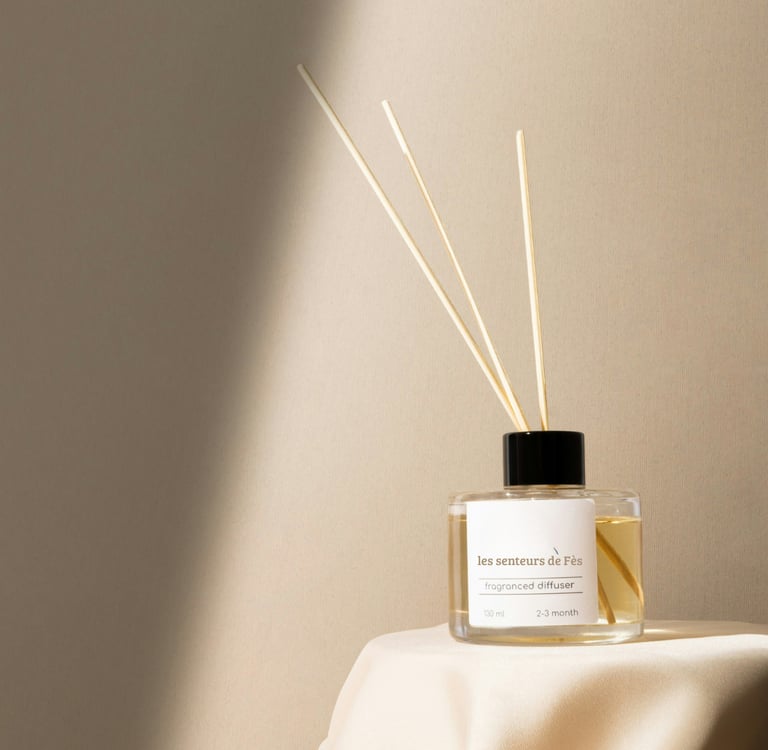 Diffuseur de parfum d’intérieur marocain à bâtonnets senteurs de Fès