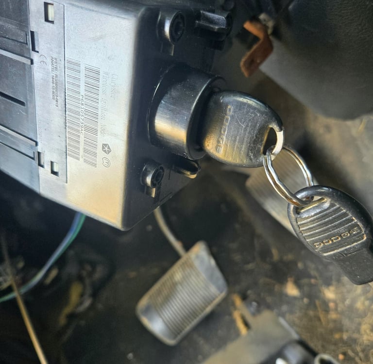 Close up of fixed car ignition representing Local Locksmith of Burnsville ignition repair services