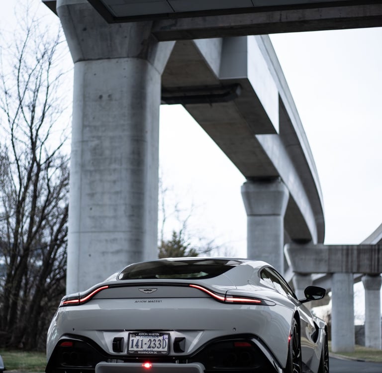 An Aston Martin Vantage.