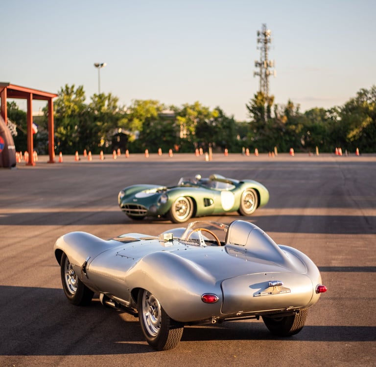 Two classic Le Mans cars.