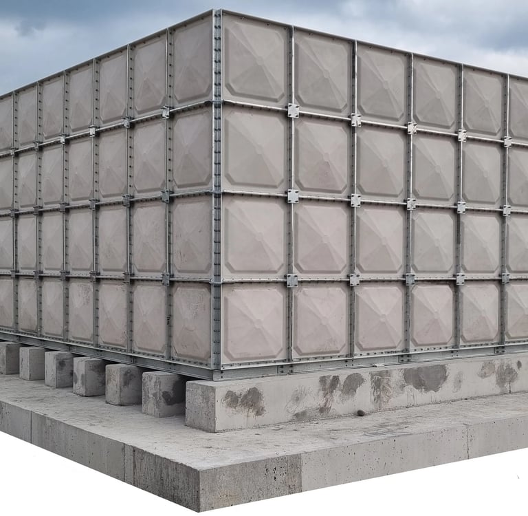 GRP Sectional Water Tank for commercial Use