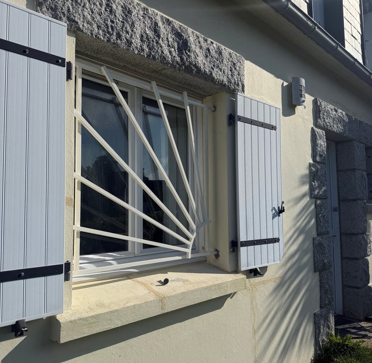 grille de défence de fenêtre sur mesure