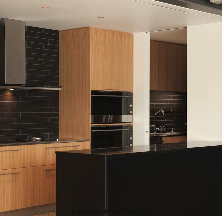 Architectural Kitchen by Qualitas Builders in Auckland