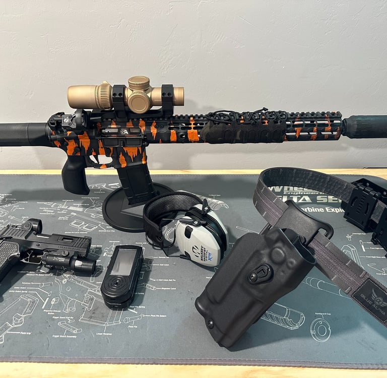 AR-15 and shooting accessories