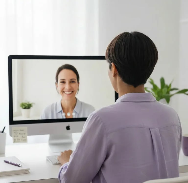 Consulenza branding consapevole online in videochiamata.