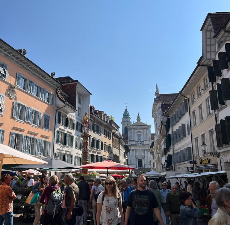 Solothurn on Market Day