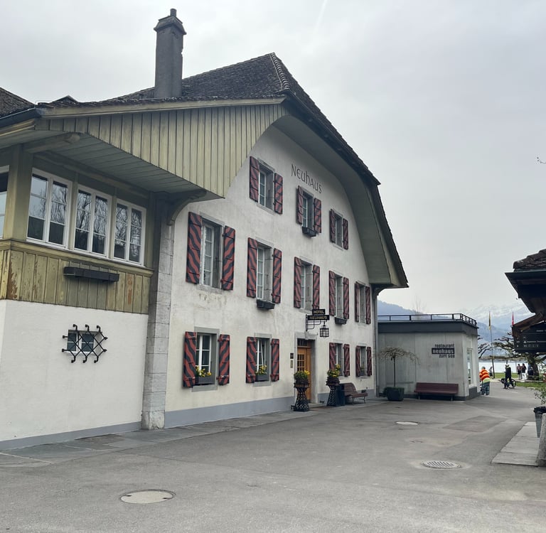 Restaurant Neuhaus outside of Interlaken Switzerland