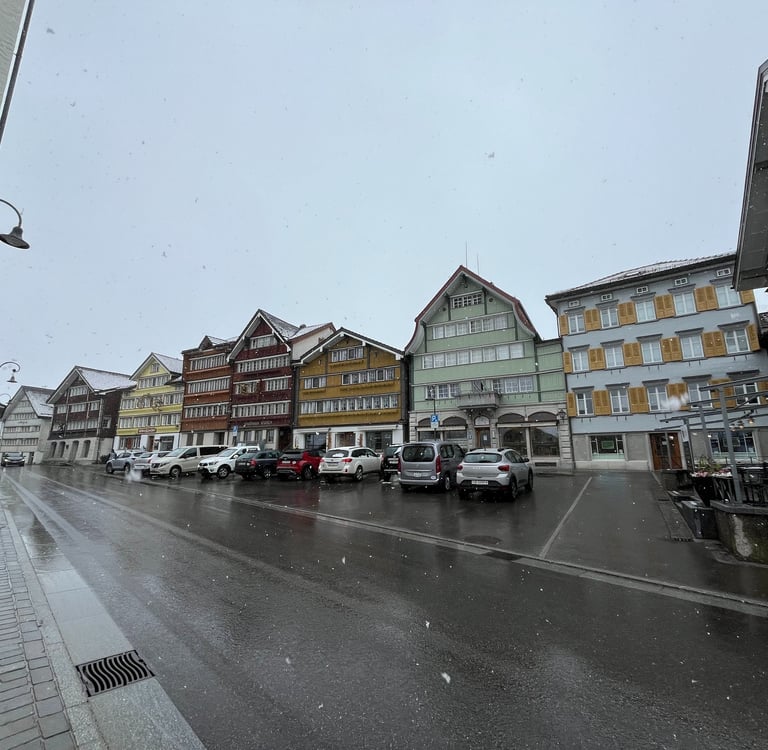 The old town of Urnäsch in Appenzell Ausserrhoden