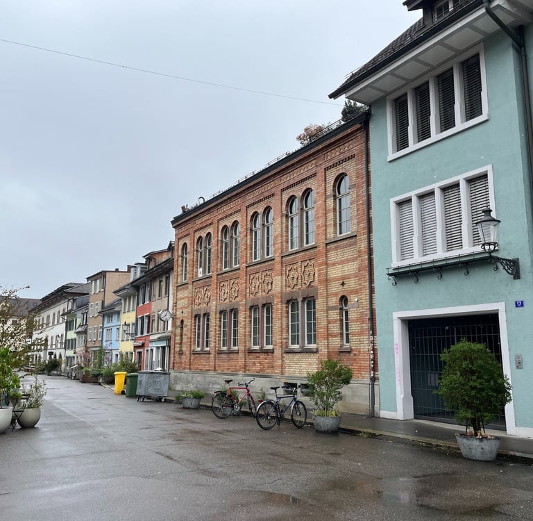 Buildings in the old town of Winterthur