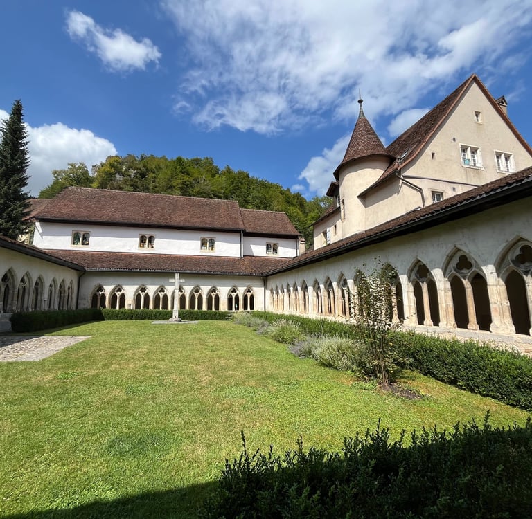 Cloister of the Abbey Church in St. Ursanne