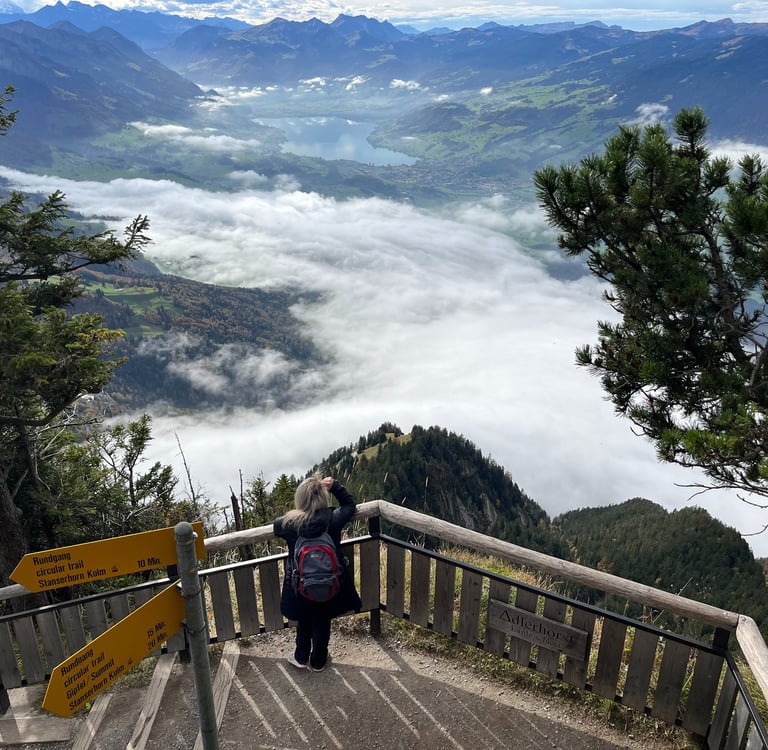 Views over Obwalden from Stanserhorn