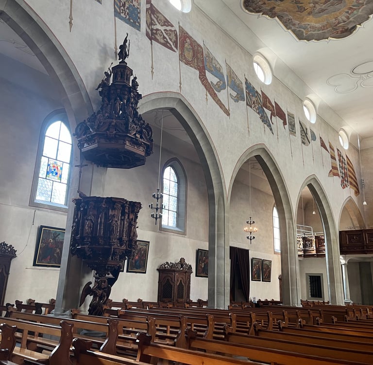 The interior of Franziskanerkirche