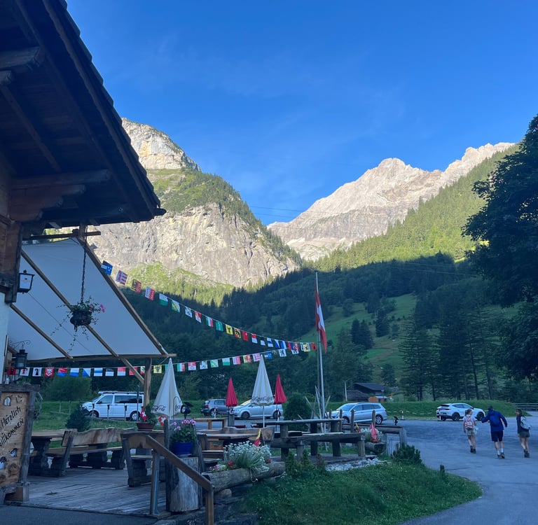 Sunnenbüel Talstation in Kandersteg
