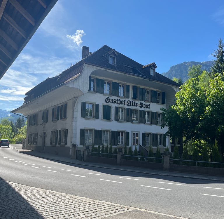Gasthof Alte Post in Weissenburg Switzerland