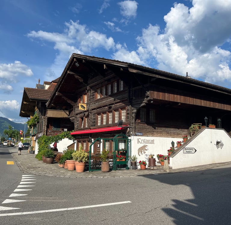 Chalets in Unterseen near Interlaken Switzerland