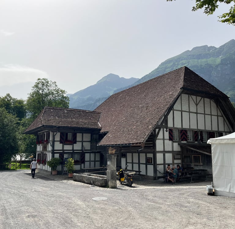 Alter Bären Restaurant at Ballenberg, Switzerland's Open-Air Museum