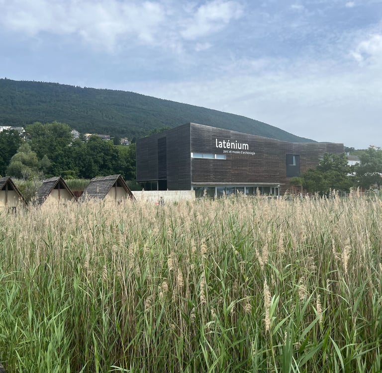 The Laténium museum in Neuchâtel Switzerland