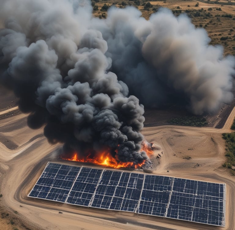 A group of people standing on the side of a cliff next to a body of
