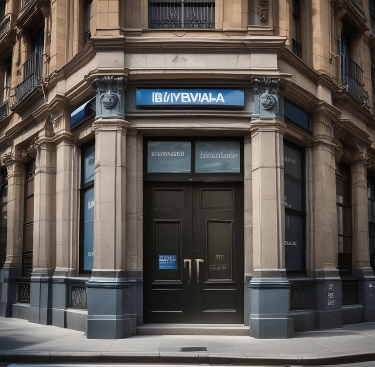 A group of people standing on the side of a cliff next to a body of