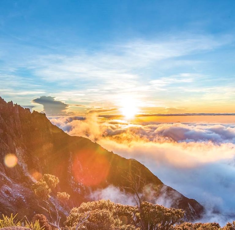 Sunrise from Mount Kinabalu