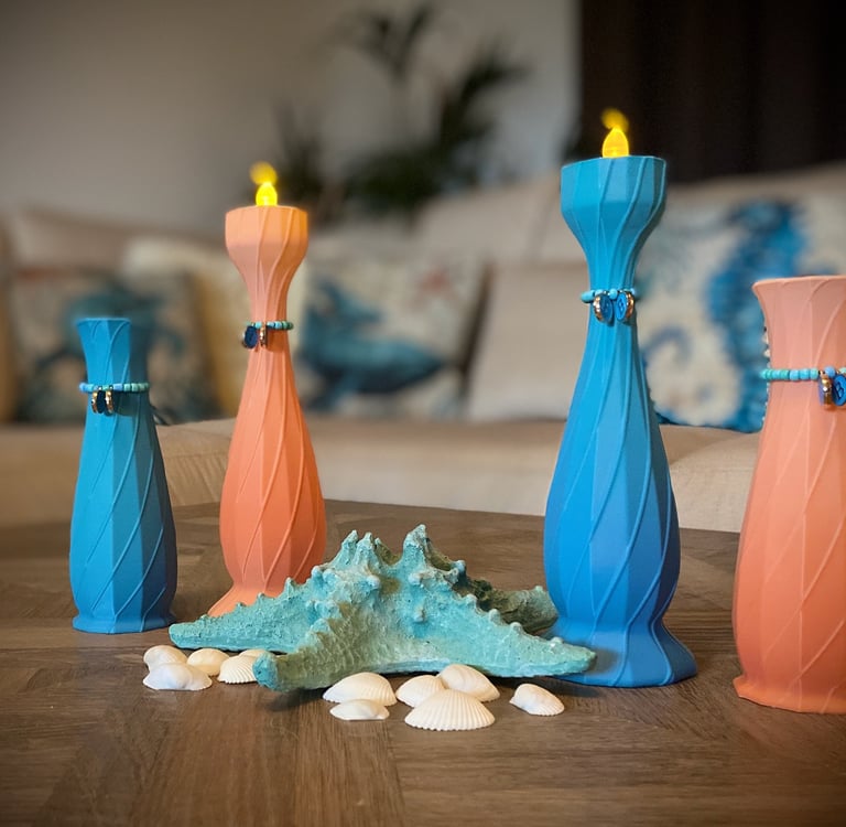 3d print kandelaars Bello Beach door mirjam millenaar