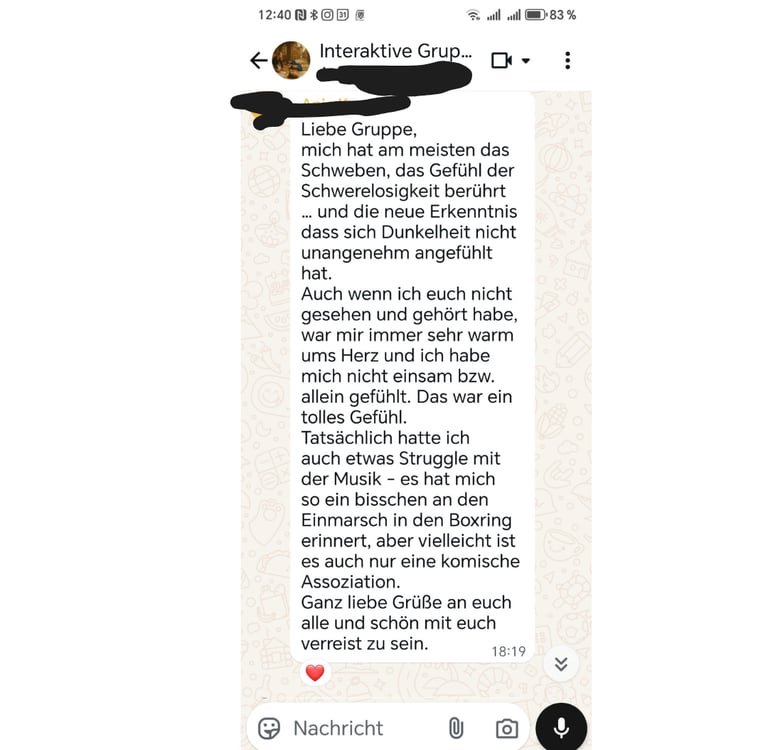 Feedback Gruppenreise