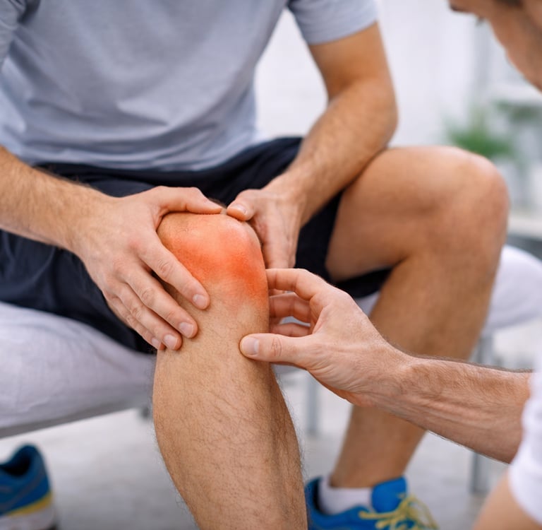 Examen physiothérapeutique du genou