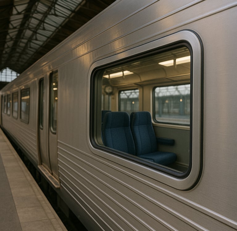 Train window bending 