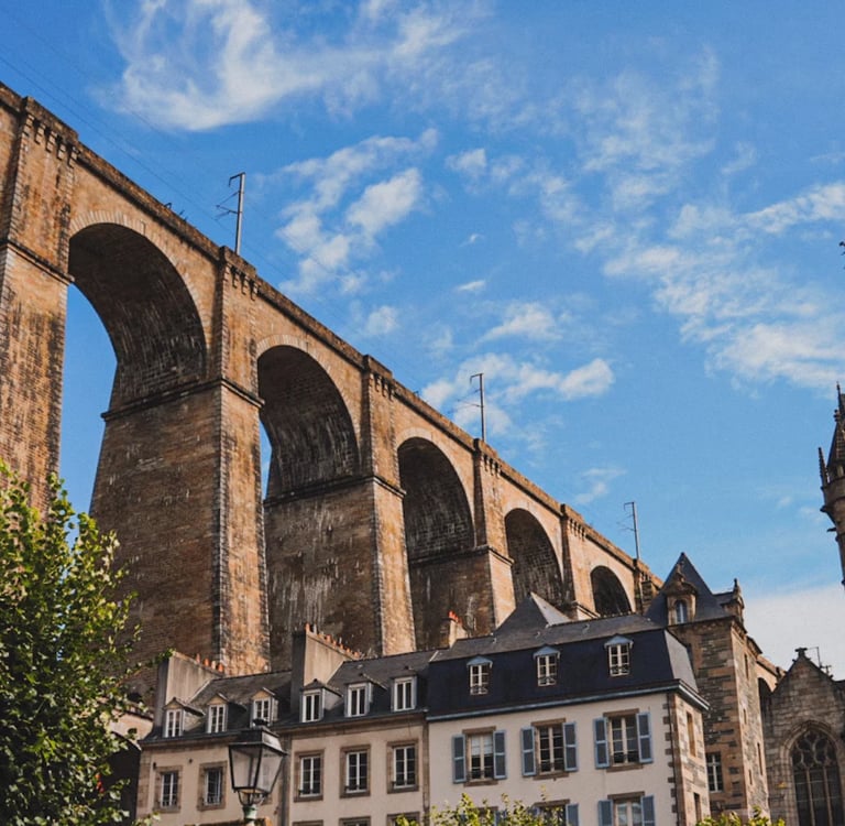 Viaduc Morlaix Crêperie Ma Doué