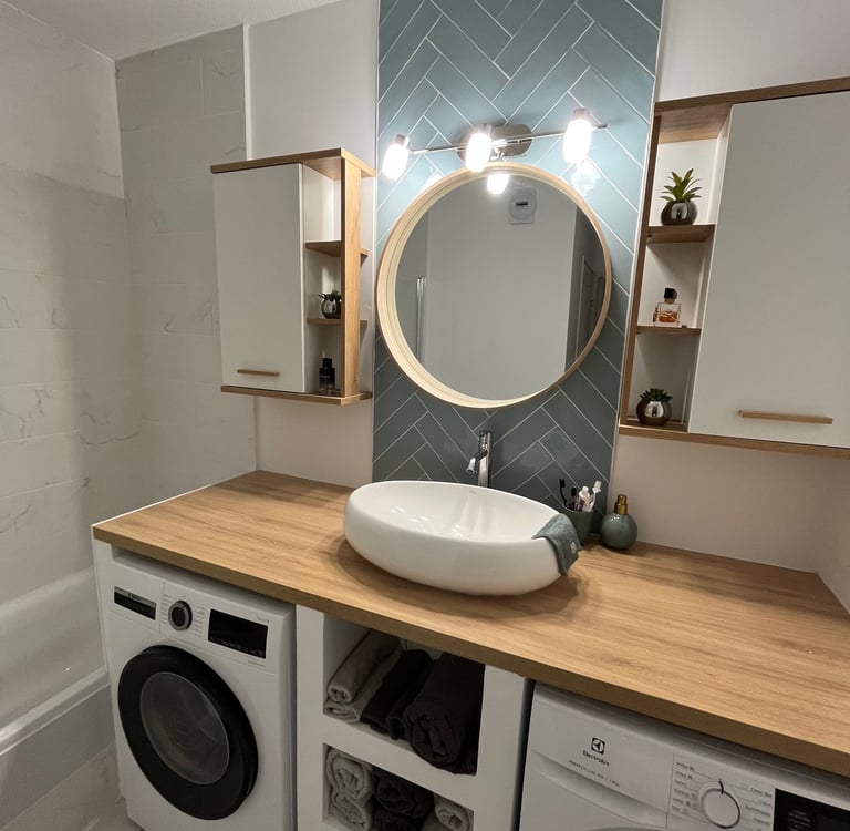 rénovation salle de bain sdb avant après