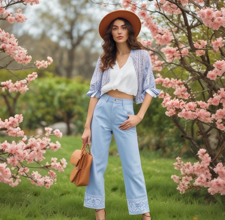 a woman's legs and shoes on a tiled floor