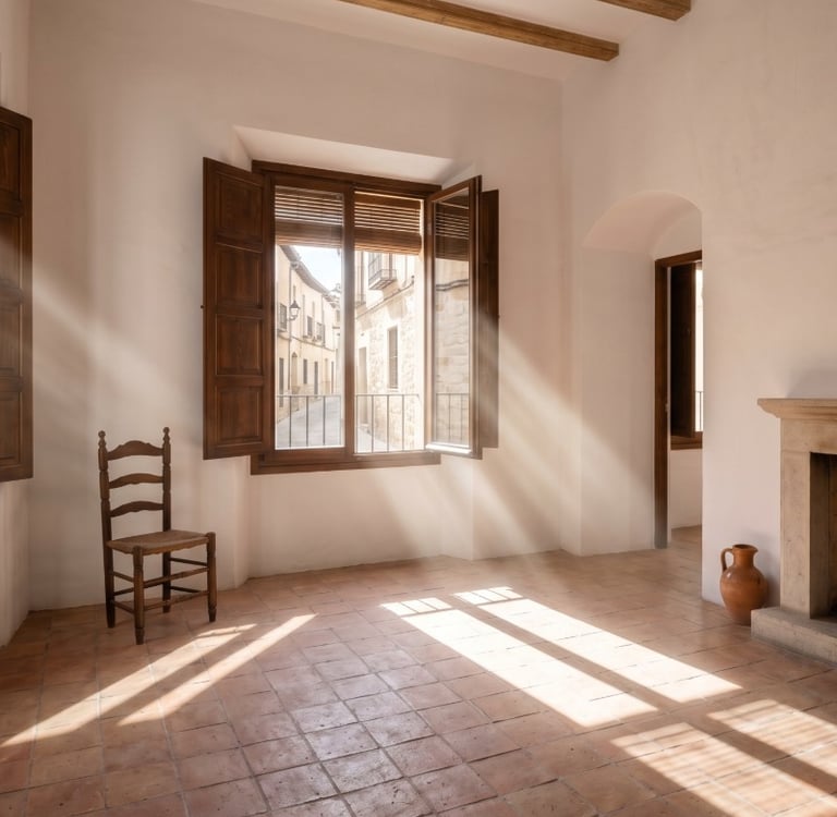 Interior vivienda tradicional en Ocaña