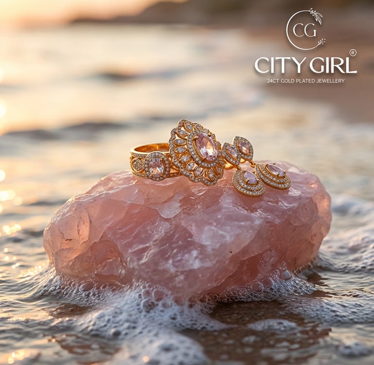 City Girl Jewellery - 24carat gold plated jewellery - City Gold Imitation Jewellery Classic Designs