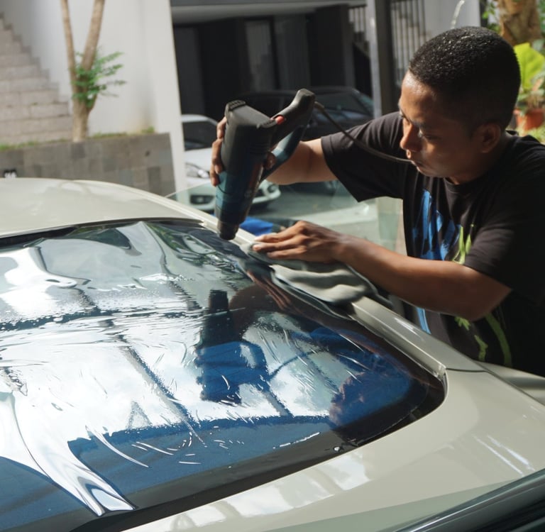 Pemasangan Kaca film