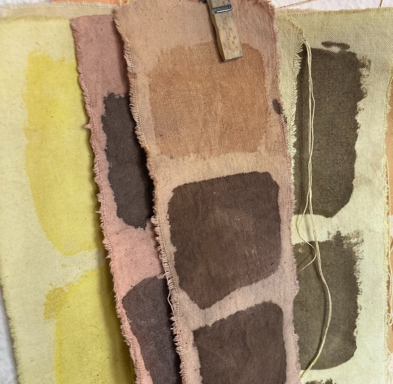 nuancier teinture végétale naturelle couleurs nature