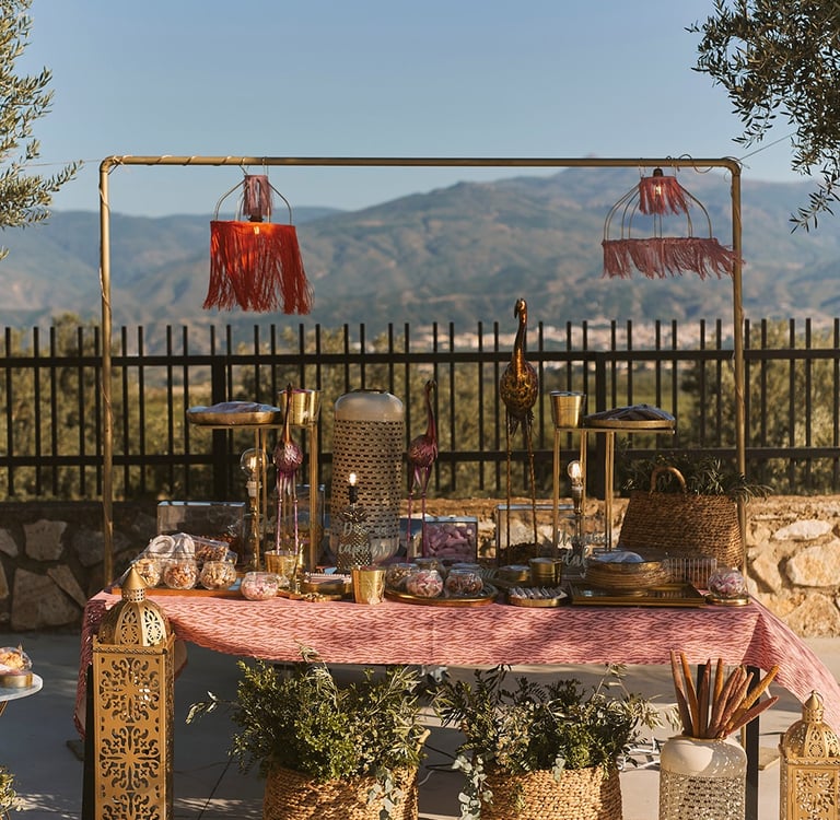 Wedding planner. Mesa dulce