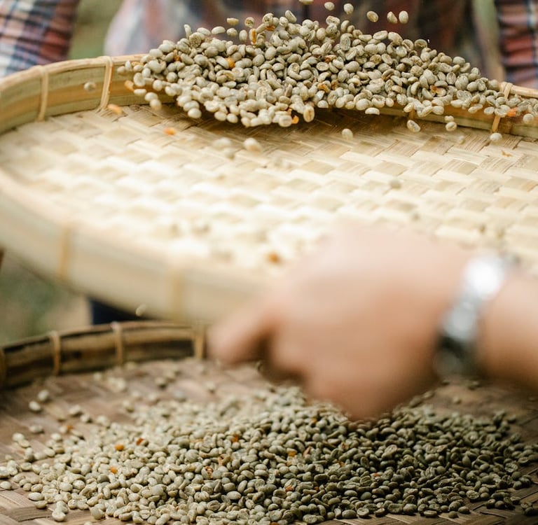 Photo by Michael Burrows: https://www.pexels.com/photo/crop-farmers-with-bamboo-trays-sorting-dry-co