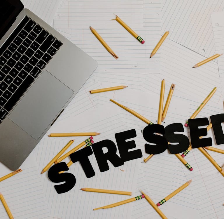 Photo by Tara Winstead: https://www.pexels.com/photo/word-stressed-and-pencils-on-table-near-laptop-