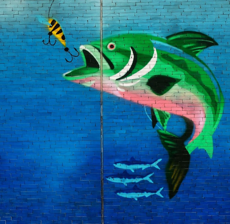 Photo by The Lazy Artist Gallery: https://www.pexels.com/photo/green-fish-about-to-eat-the-fish-hook