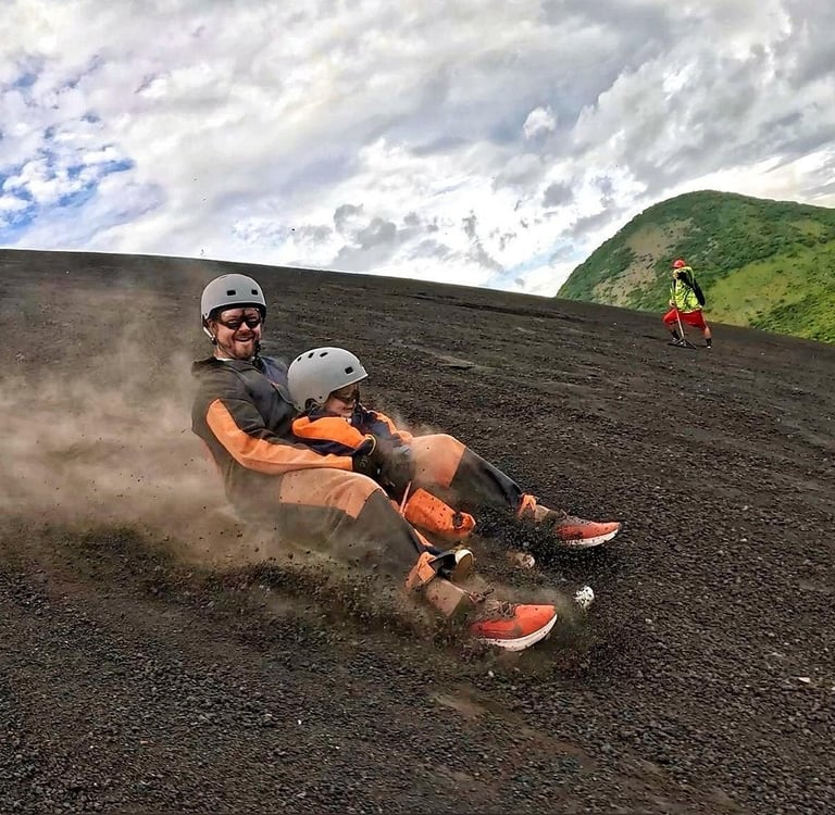 Volcano Boarding — Nicaragua