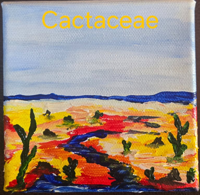 Cactaceae (painting) Kylee Nicole