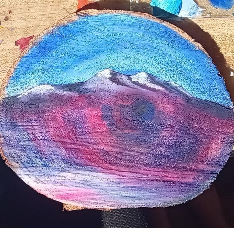 Centre (wood/oil) Kylee Nicole Smith