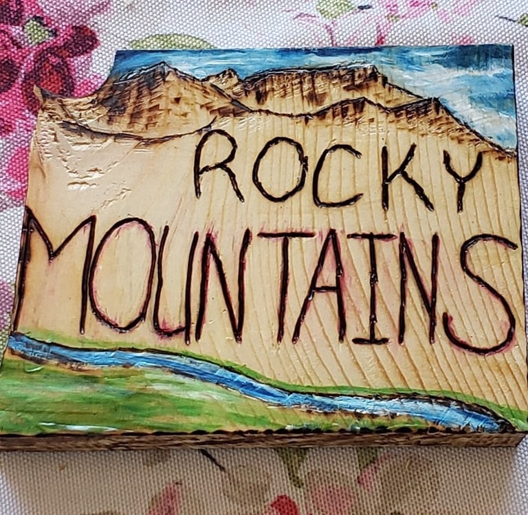 Rockies 1 (wood-oil) Kylee Nicole