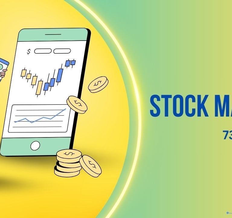 A Man showing the Stock Market Trading Chart