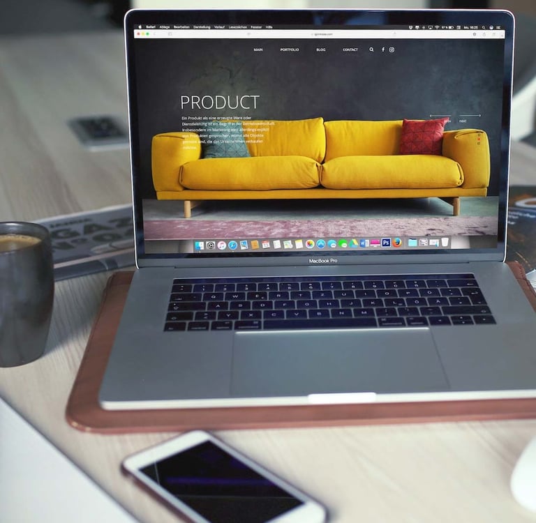 The Main Page or Landing Page of the Website