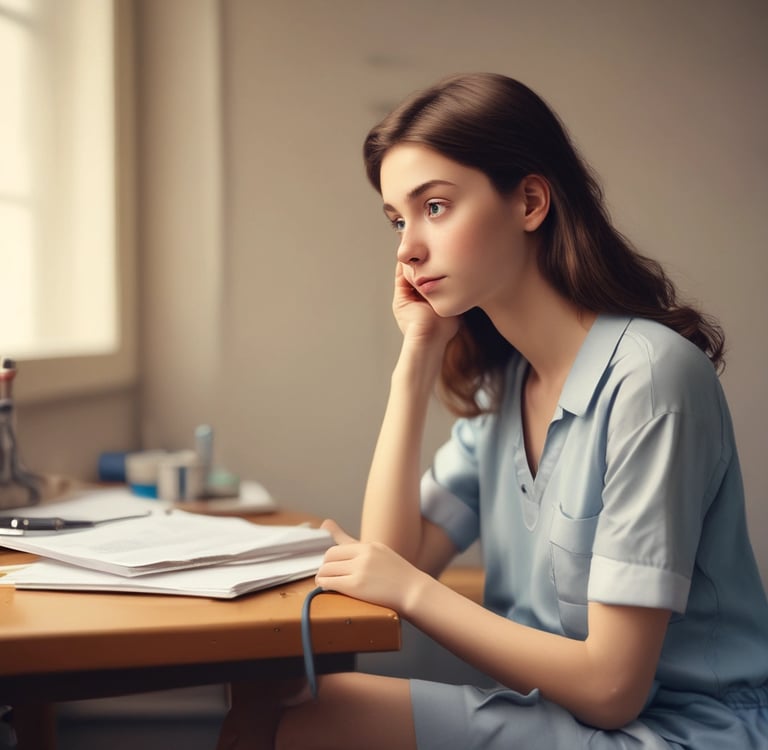 photo of white staircase