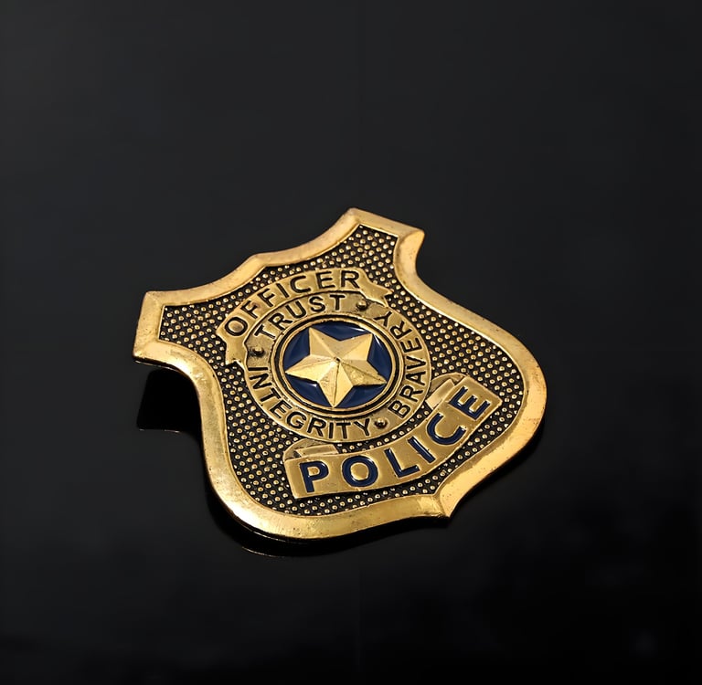 a police badge 